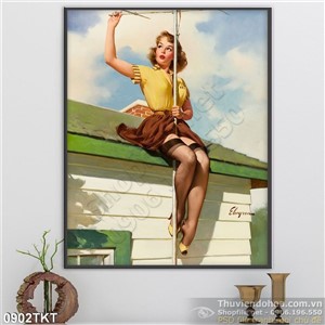 Tranh khỏa thân nghệ thuật sơn dầu đẹp