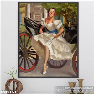 Tranh khỏa thân nghệ thuật sơn dầu Châu Âu