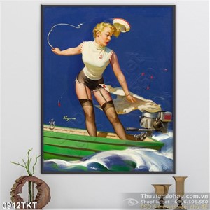 Tranh khỏa thân nghệ thuật sươn dầu Châu Âu