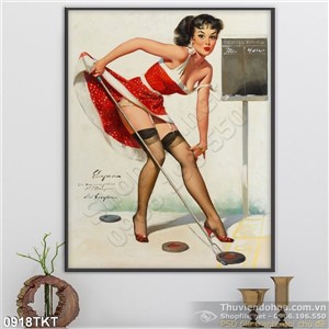 Tranh khỏa thân nghệ thuật sơn dầu đẹp