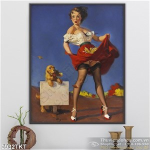 Tranh khỏa thân nghệ thuật sơn dầu đẹp