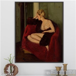 Tranh khỏa thân nghệ thuật sơn dầu Châu Âu