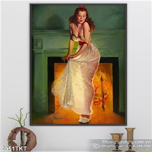 Tranh khỏa thân nghệ thuật sơn dầu Châu Âu