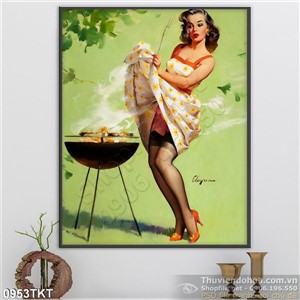 Tranh khỏa thân nghệ thuật sơn dầu độc đáo