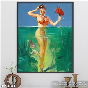 Tranh khỏa thân nghệ thuật sexy