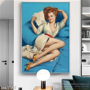 Tranh khỏa thân nghệ thuật quyến rũ