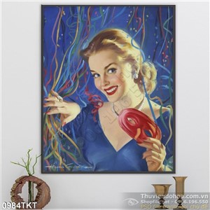 Tranh khỏa thân nghệ thuật sơn dầu đẹp