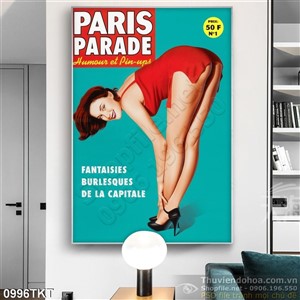 Tranh khỏa thân nghệ thuật bìa báo