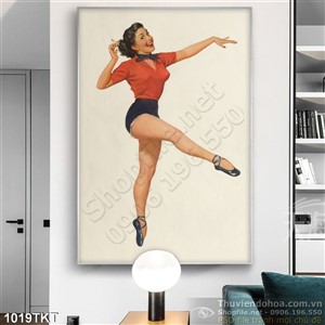 Tranh khỏa thân nghệ thuật thiếu nữ