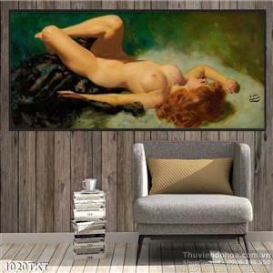 Tranh khỏa thân nghệ thuật sơn dầu sexy