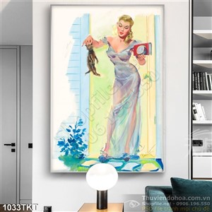 Tranh khỏa thân nghệ thuật sơn dầu