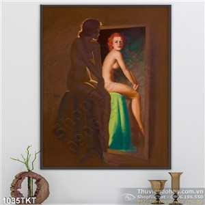 Tranh khỏa thân nghệ thuật sơn dầu