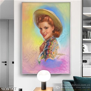 Tranh khỏa thân nghệ thuật thiếu nữ đẹp