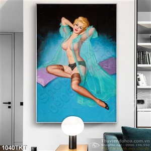 Tranh khỏa thân nghệ thuật vũ nữ