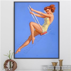 Tranh khỏa thân nghệ thuật thiếu nữ đẹp