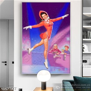 Tranh khỏa thân nghệ thuật khiêu vũ