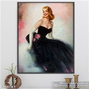 Tranh khỏa thân nghệ thuật thiếu nữ đẹp
