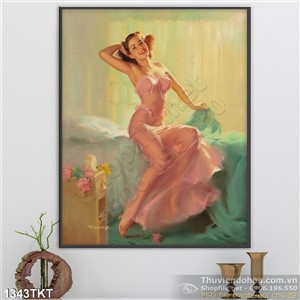 Tranh khỏa thân nghệ thuật sơn dầu Tranh khỏa thân nghệ thuật sơn dầu