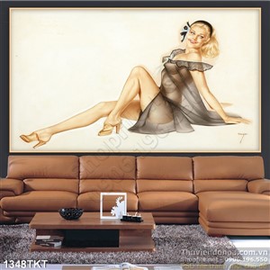 Tranh khỏa thân nghệ thuật trang trí phòng khách đẹp Tranh khỏa thân nghệ thuật trang trí phòng khách đẹp