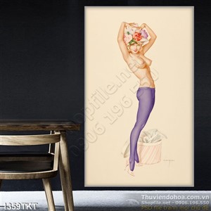 Tranh khỏa thân nghệ thuật trang trí tường Tranh khỏa thân nghệ thuật trang trí tường