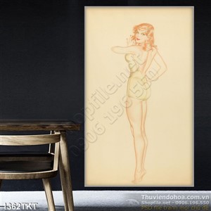 Tranh khỏa thân nghệ thuật treo tường độc đáo Tranh khỏa thân nghệ thuật treo tường độc đáo