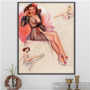 Tranh khỏa thân nghệ thuật sơn dầu đẹp Tranh khỏa thân nghệ thuật sơn dầu đẹp