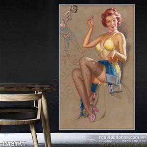 Tranh khỏa thân nghệ thuật sơn dầu đẹp Tranh khỏa thân nghệ thuật sơn dầu đẹp