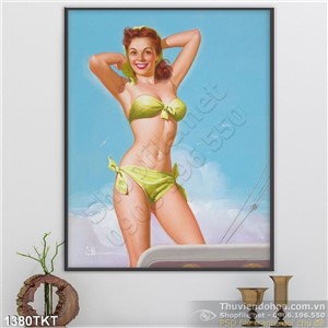 Tranh khỏa thân nghệ thuật trên biển Tranh khỏa thân nghệ thuật trên biển