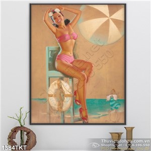 Tranh khỏa thân nghệ thuật sơn dầu treo tường Tranh khỏa thân nghệ thuật sơn dầu treo tường