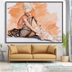 Tranh khỏa thân nghệ thuật vũ nữ Tranh khỏa thân nghệ thuật vũ nữ