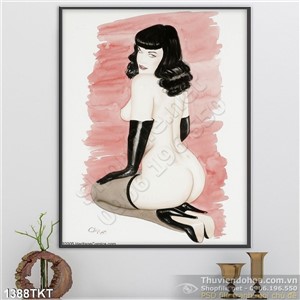 Tranh khỏa thân nghệ thuật màu nước Tranh khỏa thân nghệ thuật màu nước