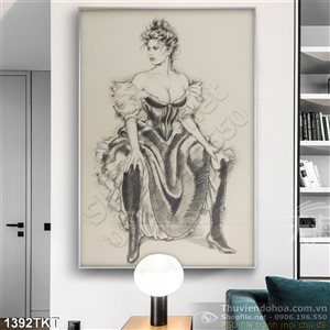 Tranh khỏa thân nghệ thuật chì đẹp Tranh khỏa thân nghệ thuật chì đẹp