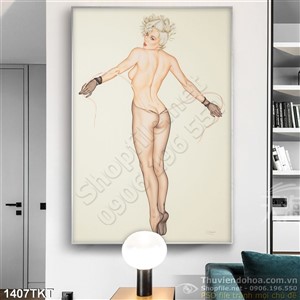 Tranh khỏa thân nghệ thuật trang trí tường Tranh khỏa thân nghệ thuật trang trí tường