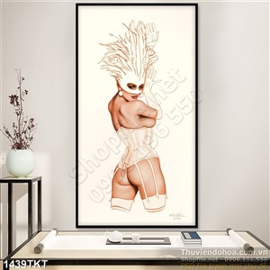 Tranh khỏa thân nghệ thuật sơn dầu Tranh khỏa thân nghệ thuật sơn dầu