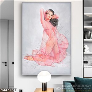 Tranh khỏa thân nghệ thuật sơn dầu đẹp Tranh khỏa thân nghệ thuật sơn dầu đẹp