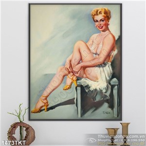 Tranh khỏa thân nghệ thuật sơn dầu Tranh khỏa thân nghệ thuật sơn dầu