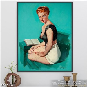 Tranh khỏa thân nghệ thuật sơn dầu treo tường Tranh khỏa thân nghệ thuật sơn dầu treo tường