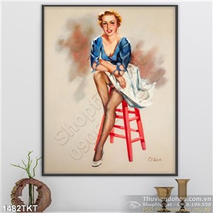 Tranh khỏa thân nghệ thuật sơn dầu trang trí Tranh khỏa thân nghệ thuật sơn dầu trang trí