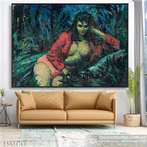 Tranh khỏa thân nghệ thuật quyến rũ Tranh khỏa thân nghệ thuật quyến rũ