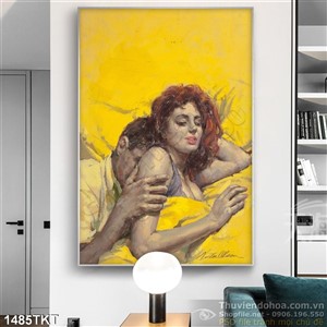 Tranh khỏa thân nghệ thuật sơn dầu treo tường Tranh khỏa thân nghệ thuật sơn dầu treo tường