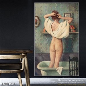 Tranh khỏa thân nghệ thuật trang trí tường phòng ngủ Tranh khỏa thân nghệ thuật trang trí tường phòng ngủ