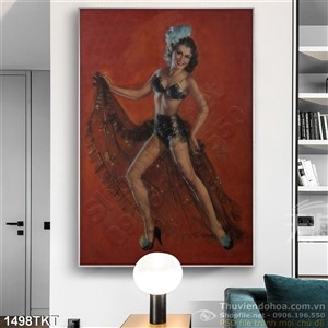 Tranh khỏa thân nghệ thuật vũ nữ Tranh khỏa thân nghệ thuật vũ nữ