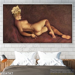 Tranh khỏa thân nghệ thuật treo  tường phòng khách Tranh khỏa thân nghệ thuật treo  tường phòng khách