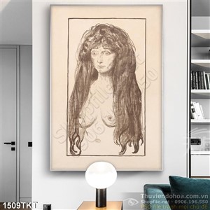 Tranh khỏa thân nghệ thuật bằng bút chì Tranh khỏa thân nghệ thuật bằng bút chì