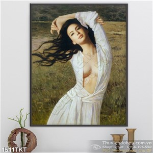 Tranh khỏa thân nghệ thuật trang trí phòng khách Tranh khỏa thân nghệ thuật trang trí phòng khách