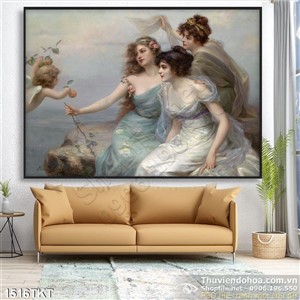 Tranh khỏa thân nghệ thuật sơn dầu Châu Âu Tranh khỏa thân nghệ thuật sơn dầu Châu Âu