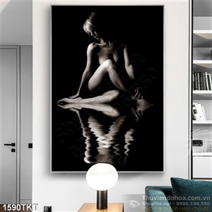 Tranh khỏa thân nghệ thuật trang trí nội thất