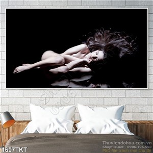 Tranh khỏa thân nghệ thuật treo tường độc đáo