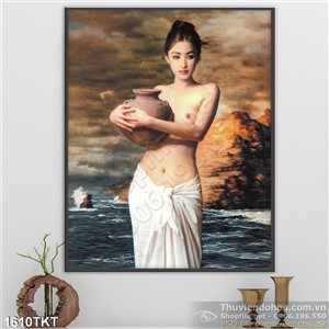 Tranh khỏa thân nghệ thuật thiếu nữ