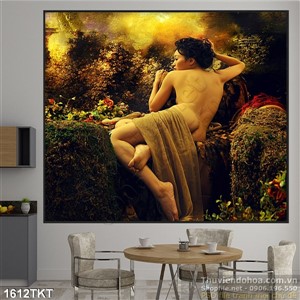 Tranh khỏa thân nghệ thuật sơn dầu đẹp